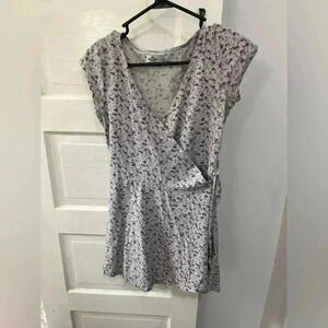 baby blue Hollister, rosette sundress women's size medium